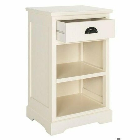 Safavieh Griffin Side Table- White - 30 x 13.75 x 17.75 in. AMH5719C